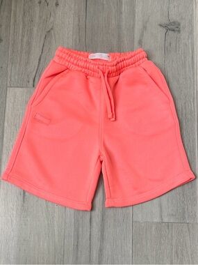 Zara Kids Boys Pink/Orange Vibrant Coral Shorts size 7 122cm